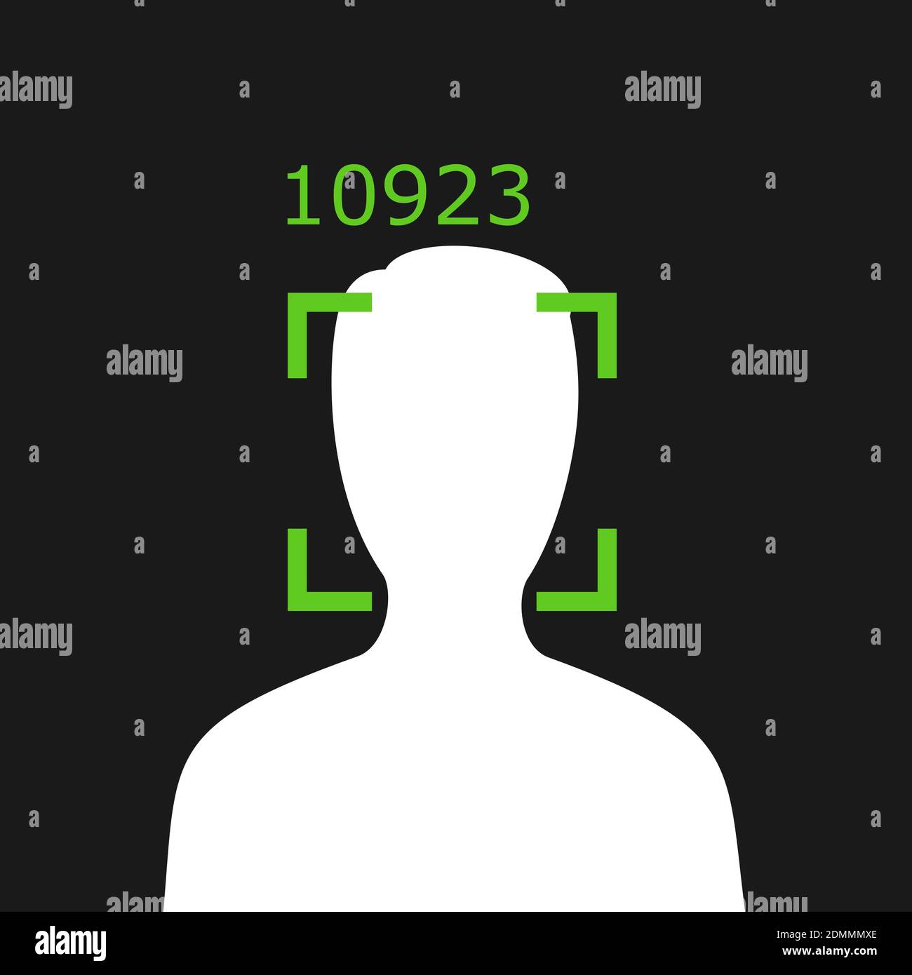 Facial recognition surveillance and monitoring of person through modern technology biometric