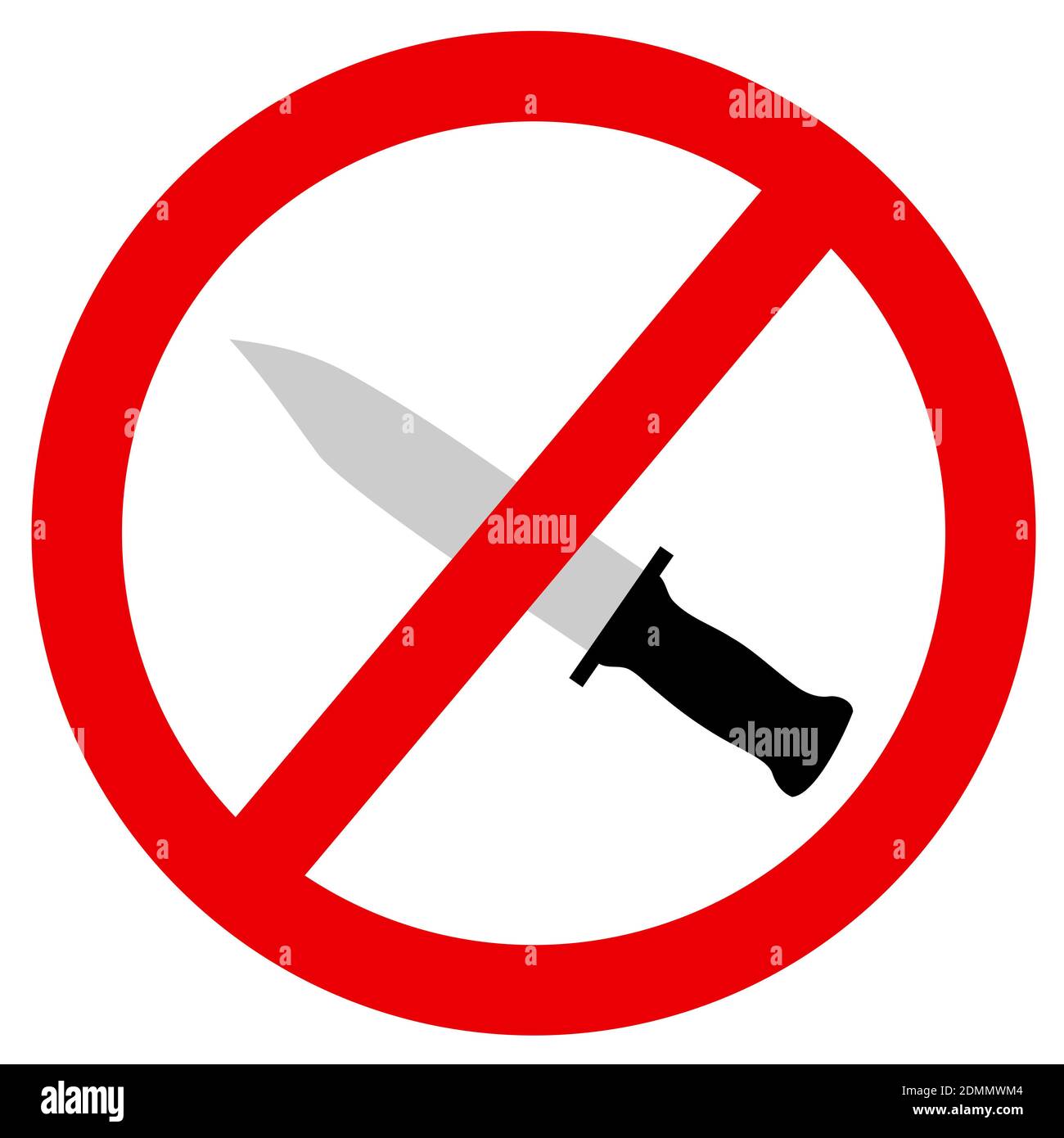 Knife is banned, forbidden and prohibited as dangerous cold weapon