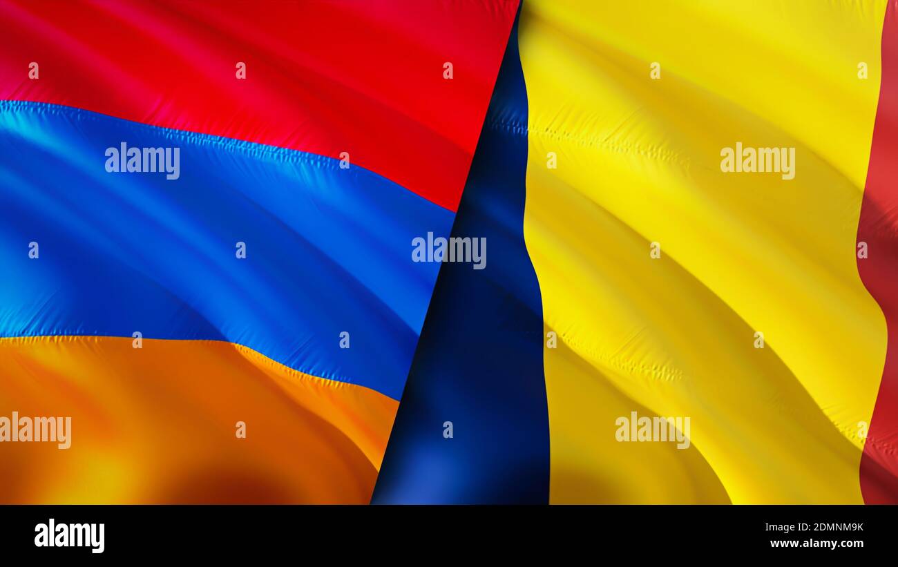 Armenia chad flag hi-res stock photography and images - Alamy
