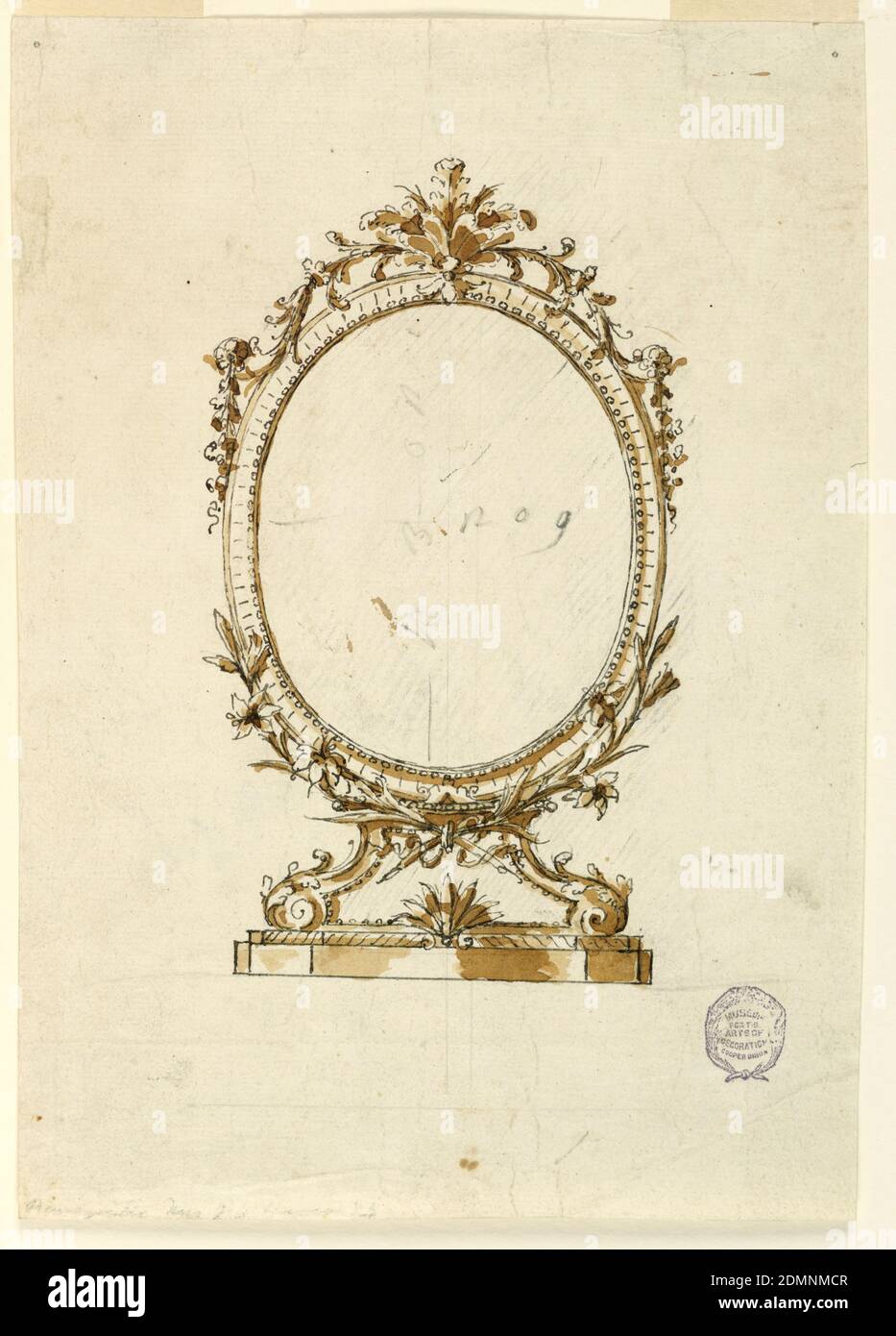 victorian mirror drawing