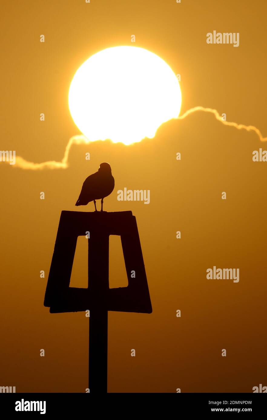 Avon Beach, Dorset. 17th December 2020. UK Weather. A bright sunny