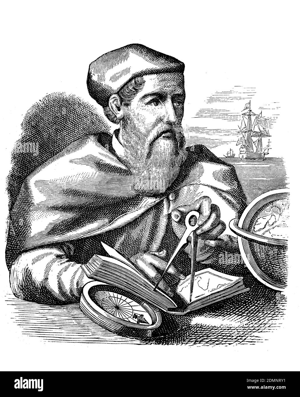 Amerigo Vespucci Black and White Stock Photos & Images - Alamy