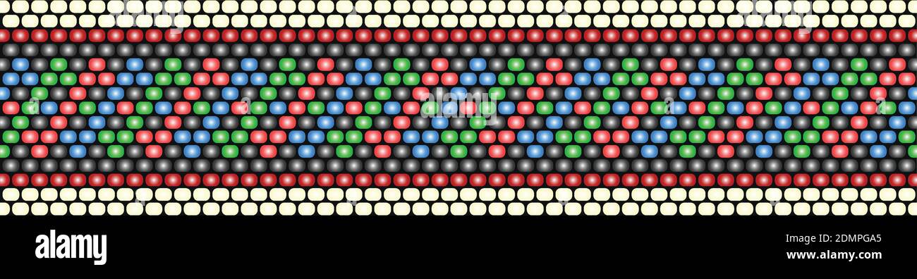 Vector seamless pattern of beads Stock Vector Image & Art - Alamy