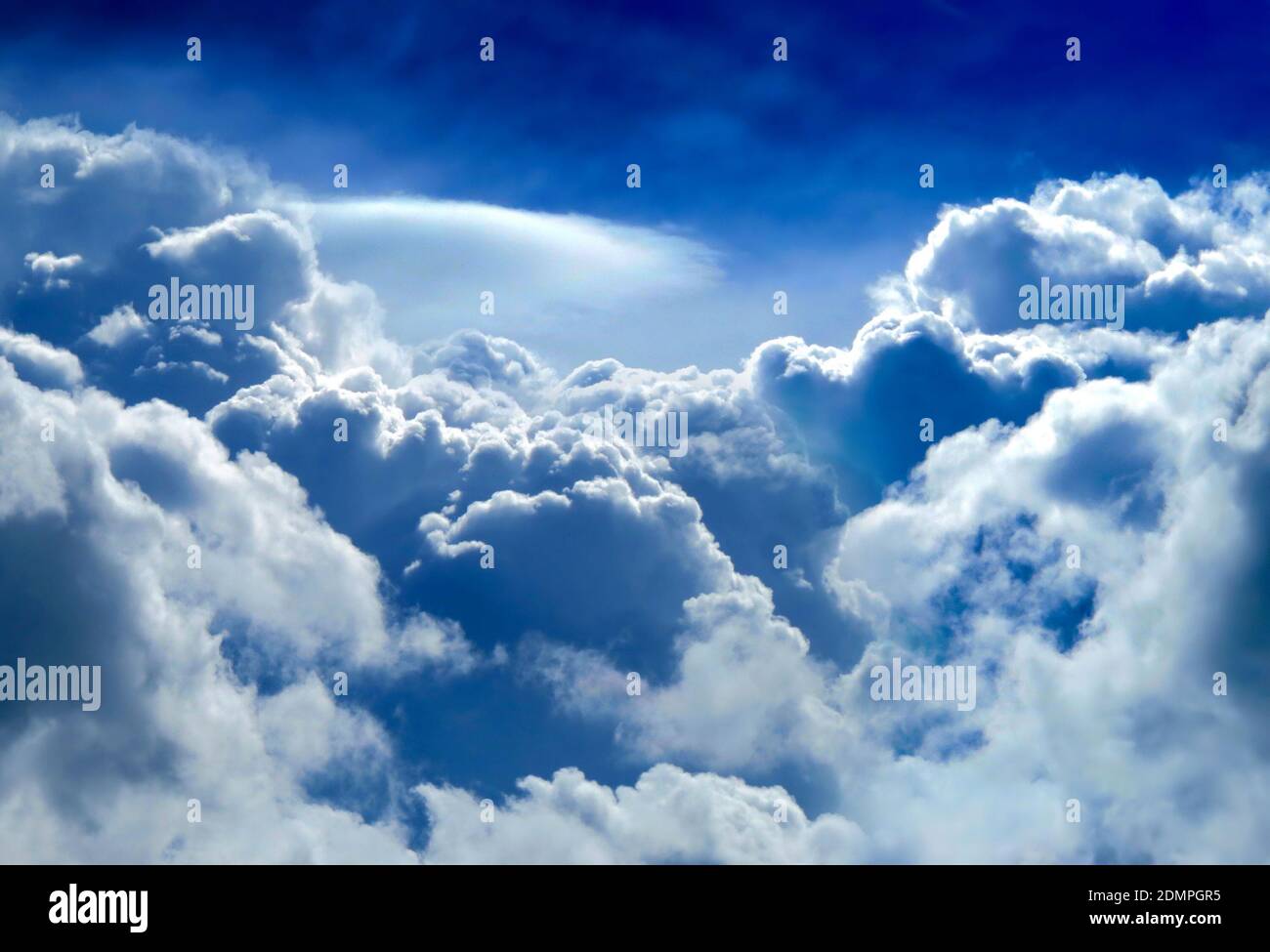 Dramatic Cloudscape Background with a Blue Sky Stock Photo - Alamy