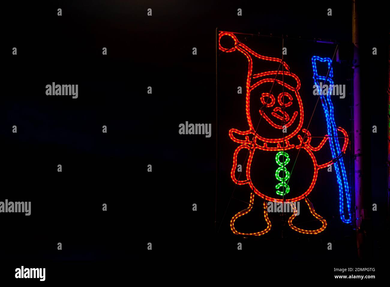 The Fife Town of Newburgh lights up Christmas with designs made by