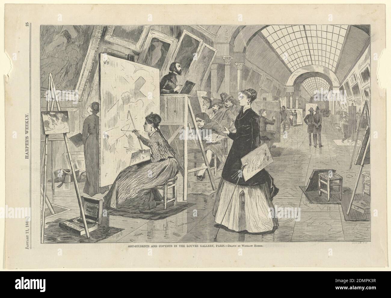 Louvre gallery hi-res stock photography and images - Alamy