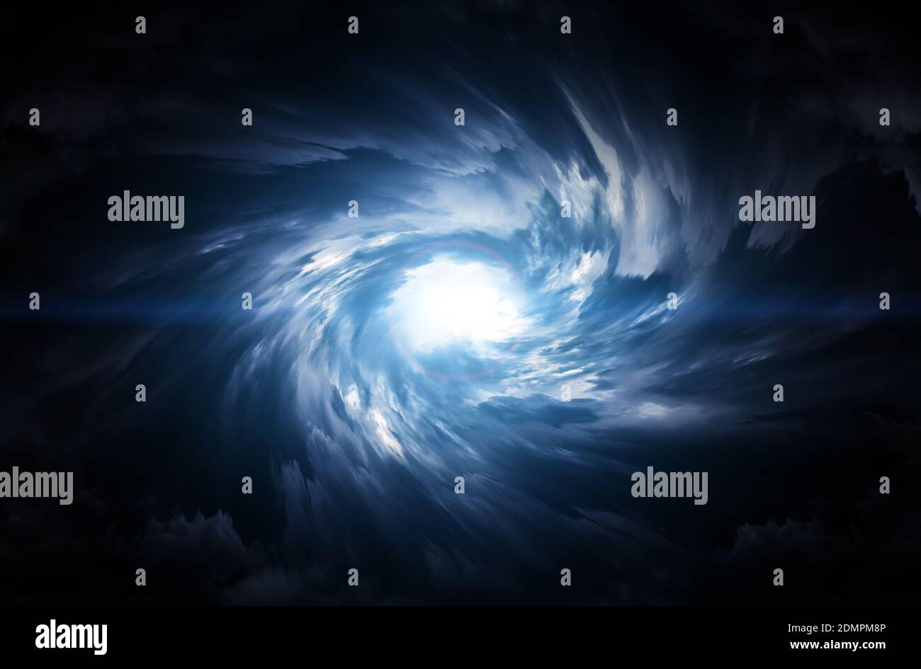Light in the Dark and Dramatic Storm Clouds Stock Photo - Alamy