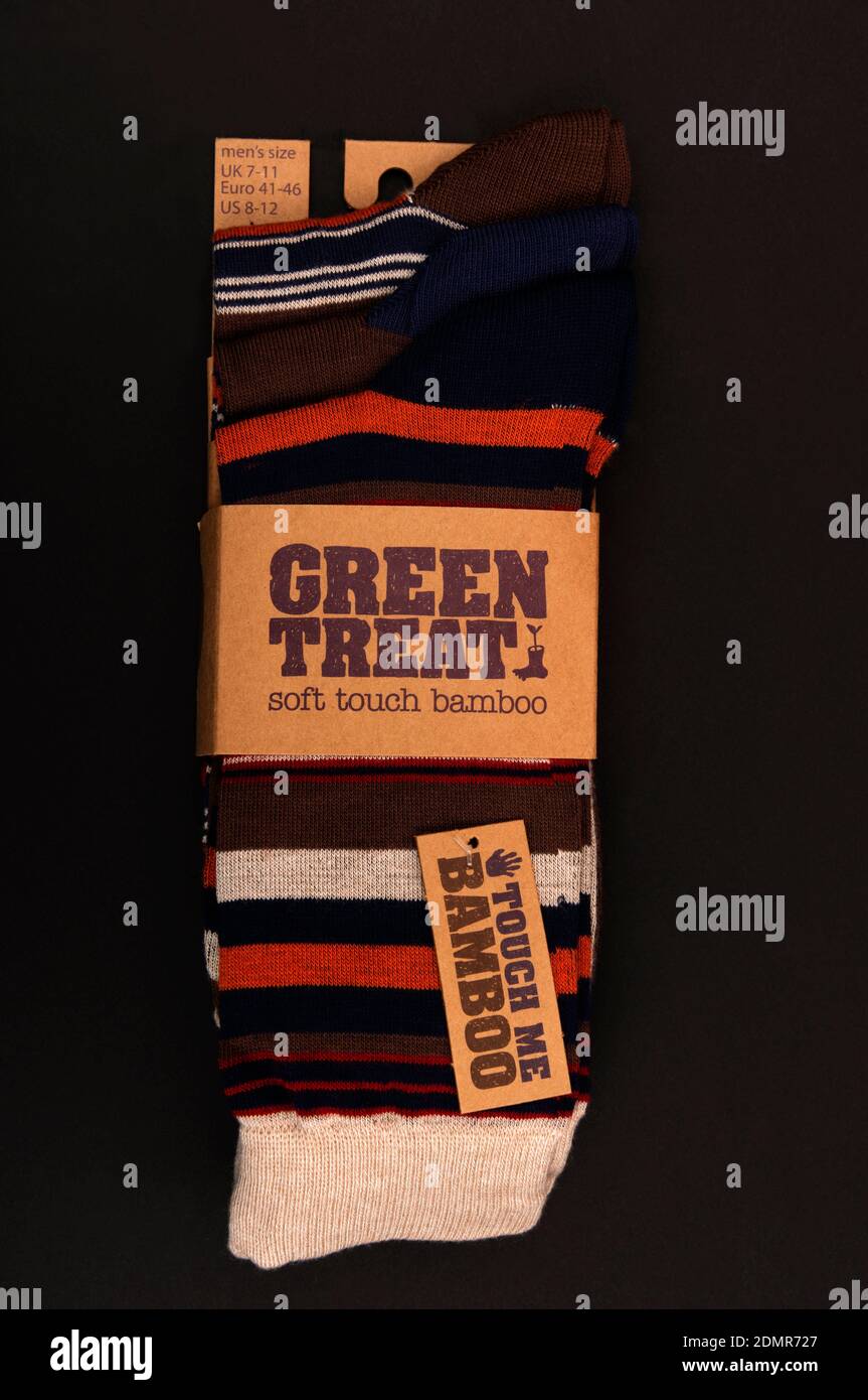 Green Treat socks Stock Photo - Alamy