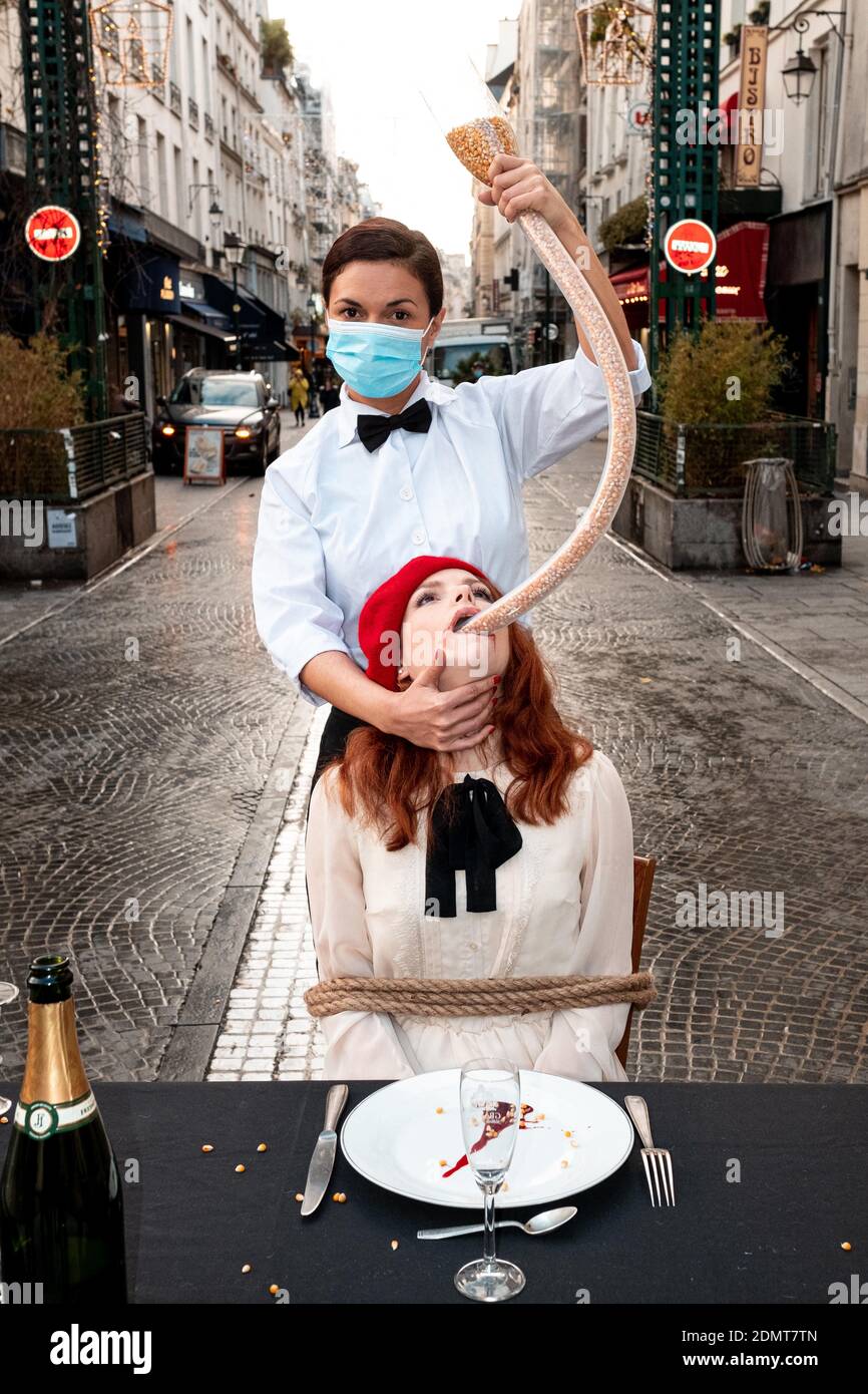 Peta protest against foie gras hires stock photography and images Alamy