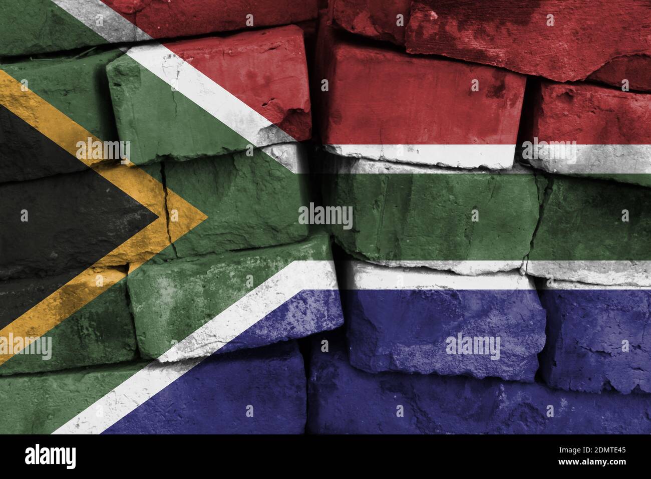 South Africa Flag Painted On Brick Wall Stock Photo Alamy South Africa Flag Painted On Brick Wall Stock Photo Alamy