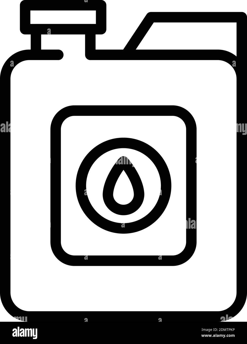 Canola oil bottle icon. Outline canola oil bottle vector icon for web ...