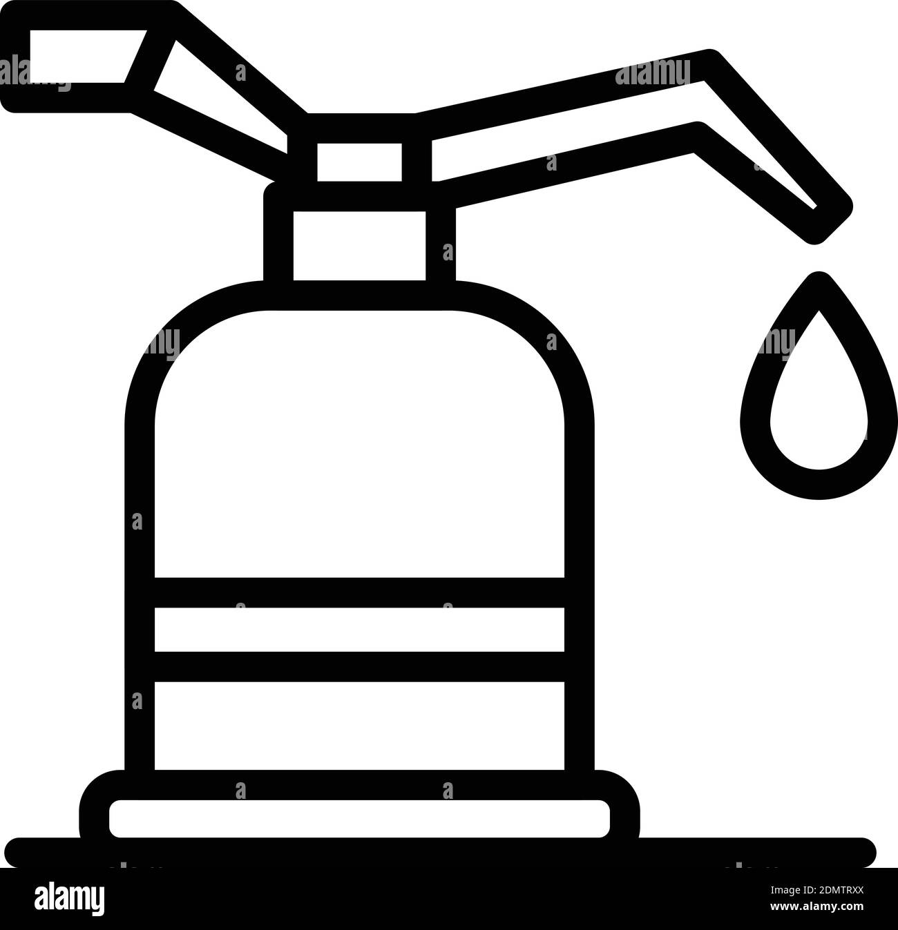 Canola oil icon. Outline canola oil vector icon for web design isolated ...