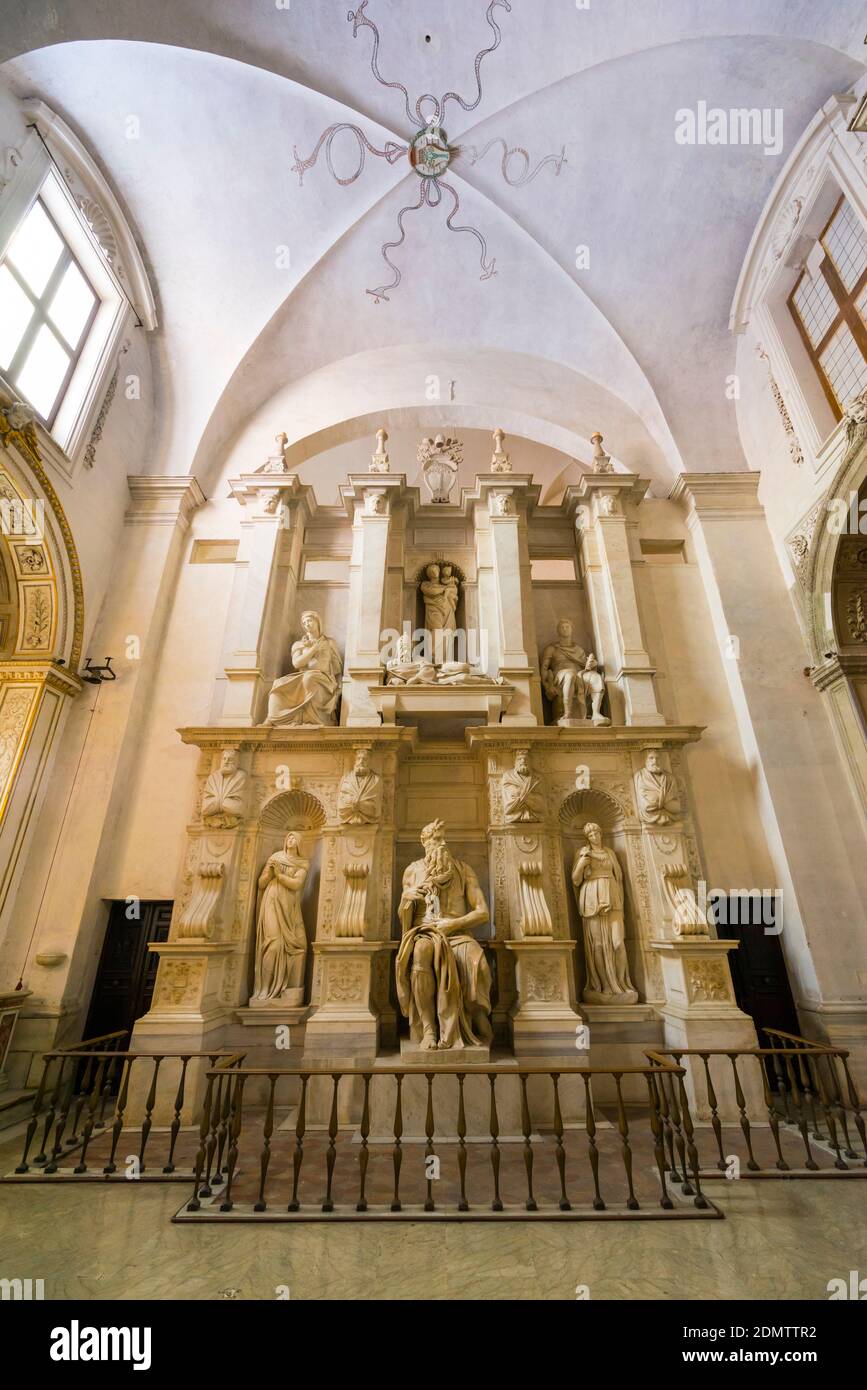 San Pietro in Vincoli Church, Rome, Italy, Europe Stock Photo