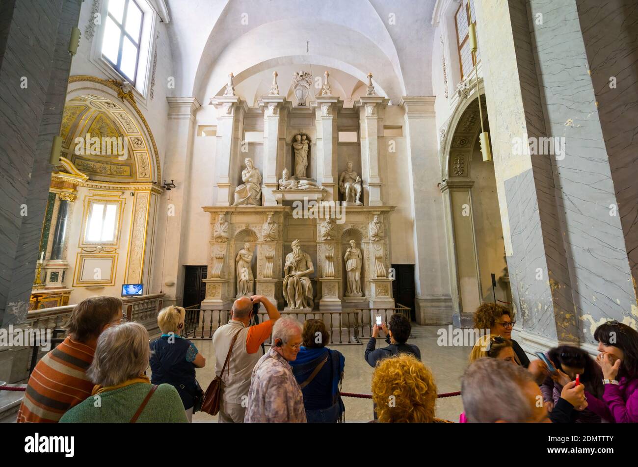 San Pietro in Vincoli Church, Rome, Italy, Europe Stock Photo