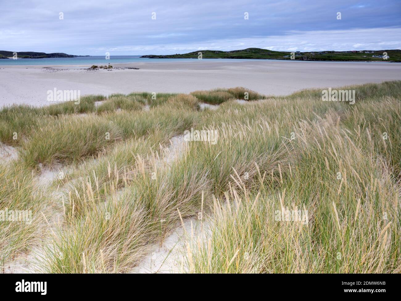 Dunes Uig Bay, Isle of Lewis, Scotland Stock Photo
