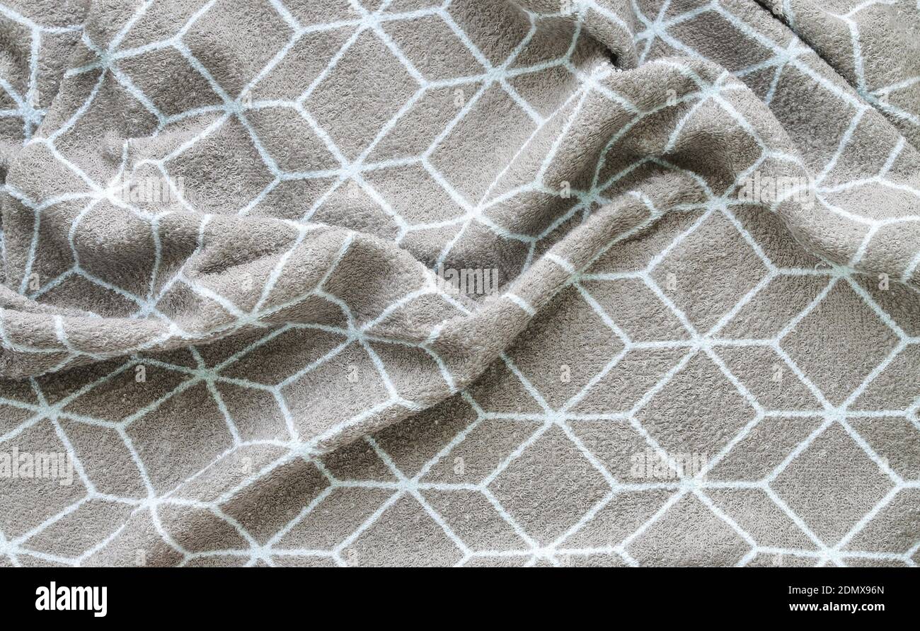 Soft towel fabric. Graphic resources Stock Photo