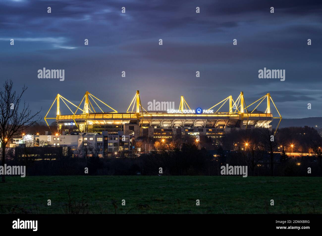 Signal Iduna Park or Westfalenstadion of BVB 09 in Dortmund Stock Photo