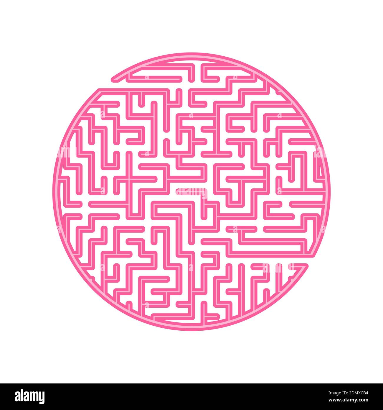 Color round maze. Game for kids and adults. Puzzle for children ...