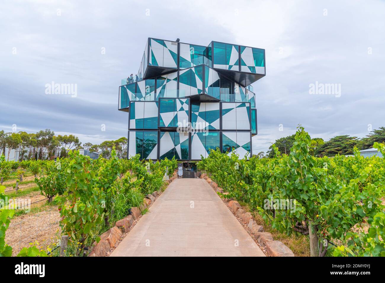 MCLAREN VALE, AUSTRALIA, JANUARY 5, 2020 d'Arenberg Cube situated at a
