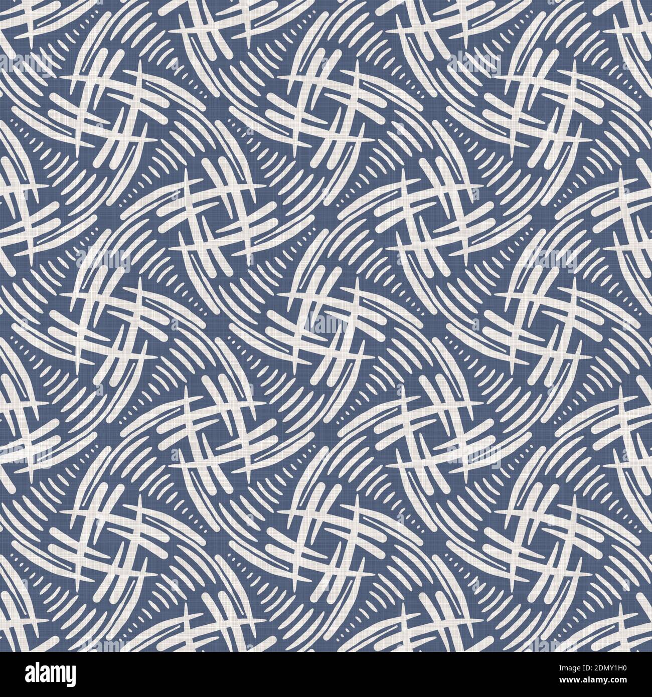 Rustic Pattern Silh Seamless french farmhouse linen summer block print background. Provence ...