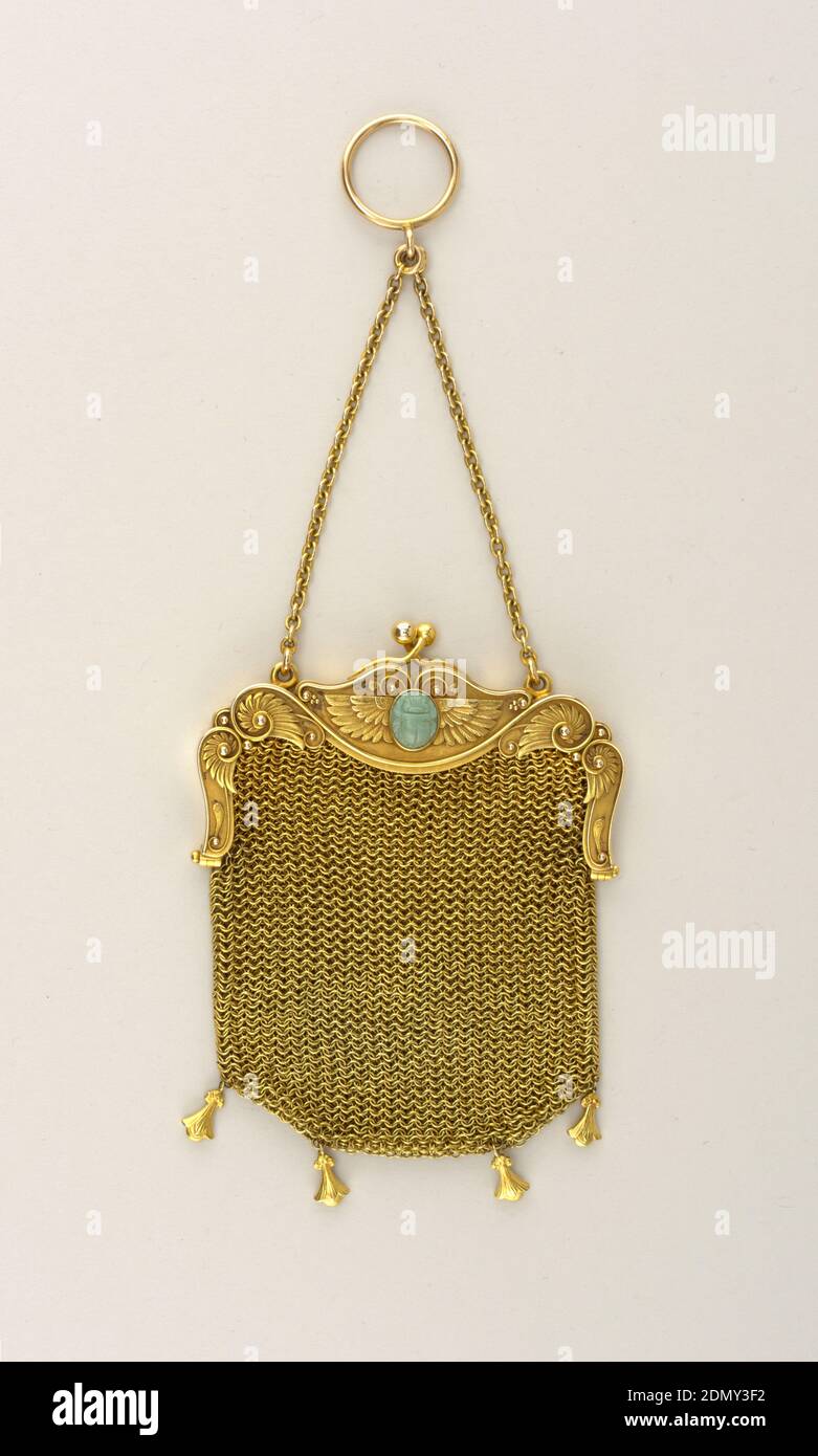 Gold mesh outlet purse