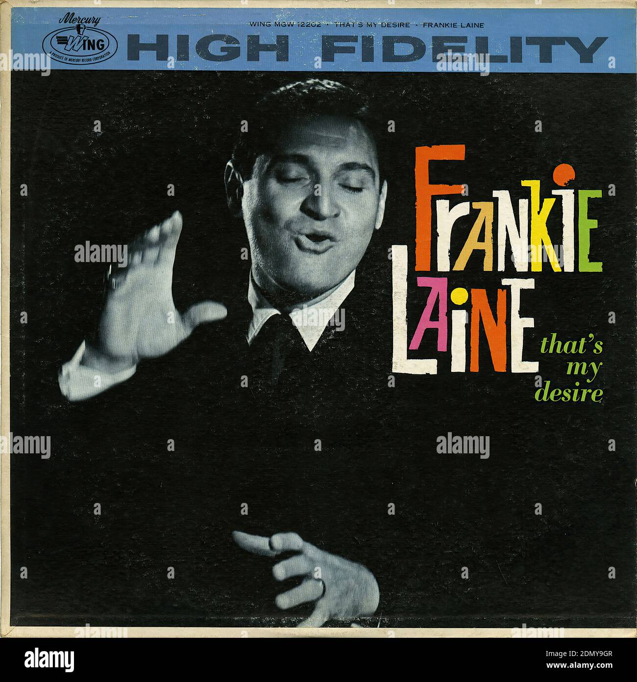 That's My Desire, Frankie Laine - Vintage Record Cover Stock Photo