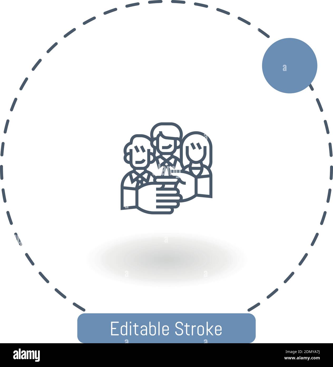 onboarding vector icon editable stroke outline icons for web and mobile Stock Vector