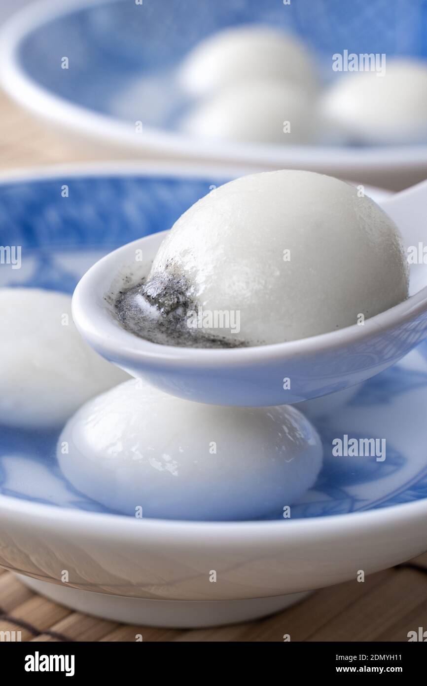 Close Up Of Big Tangyuan Yuanxiao Glutinous Rice Dumpling Balls For