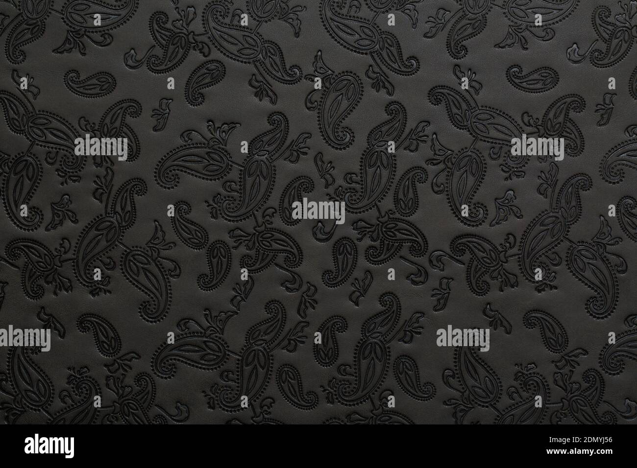black leather texture emcossed Stock Photo