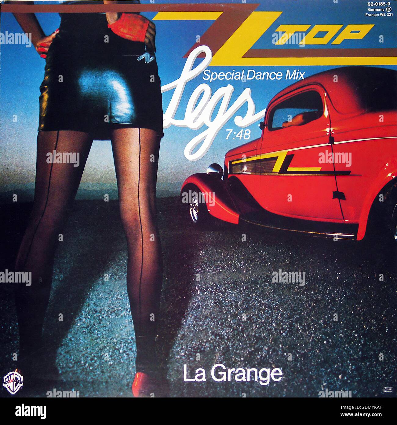 ZZ Top Legs Special Dance Mix La Grange Vintage Vinyl Record Cover
