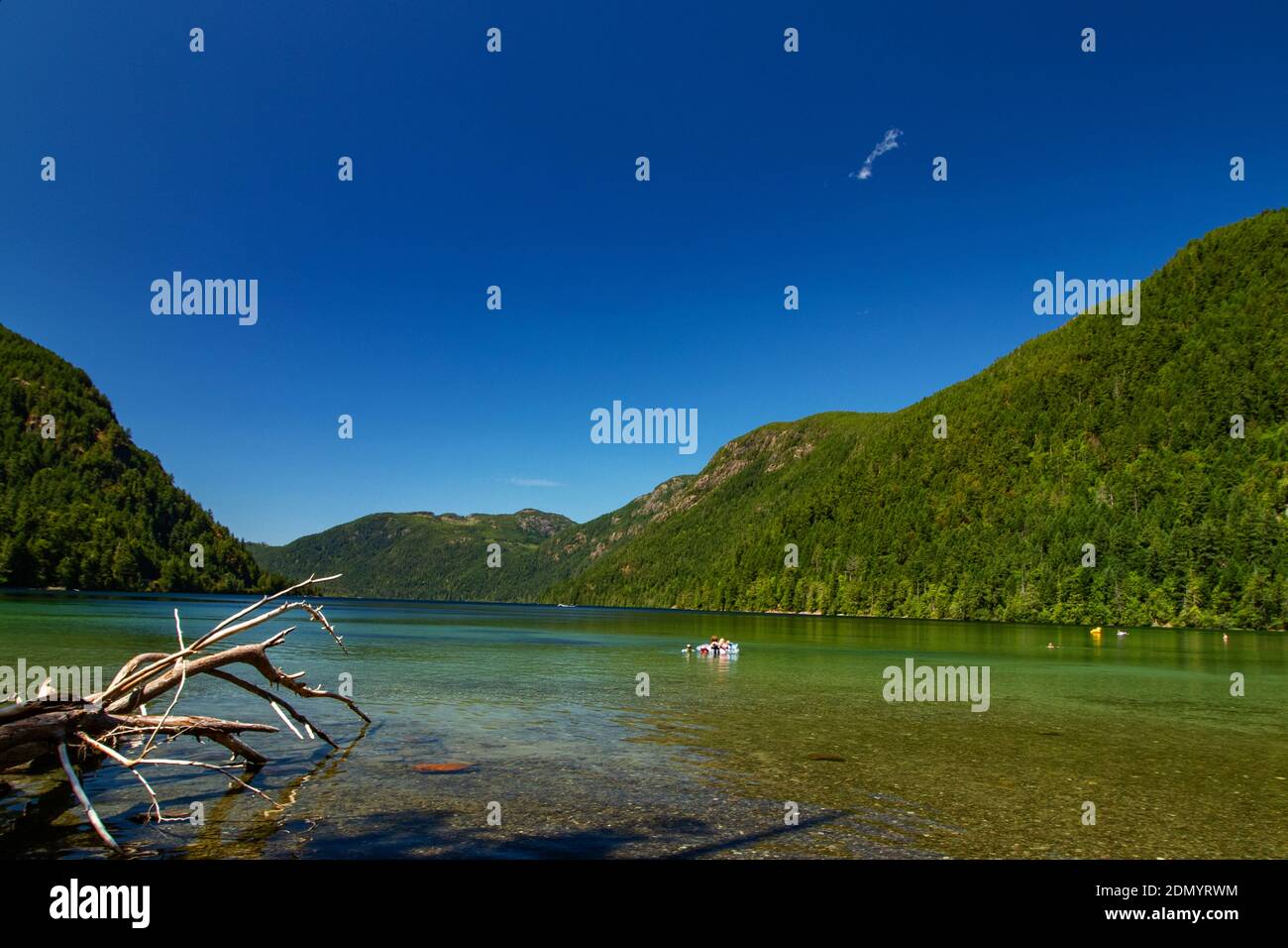 One of the large lakes of the island, Lake Cameron, Vancouver Island