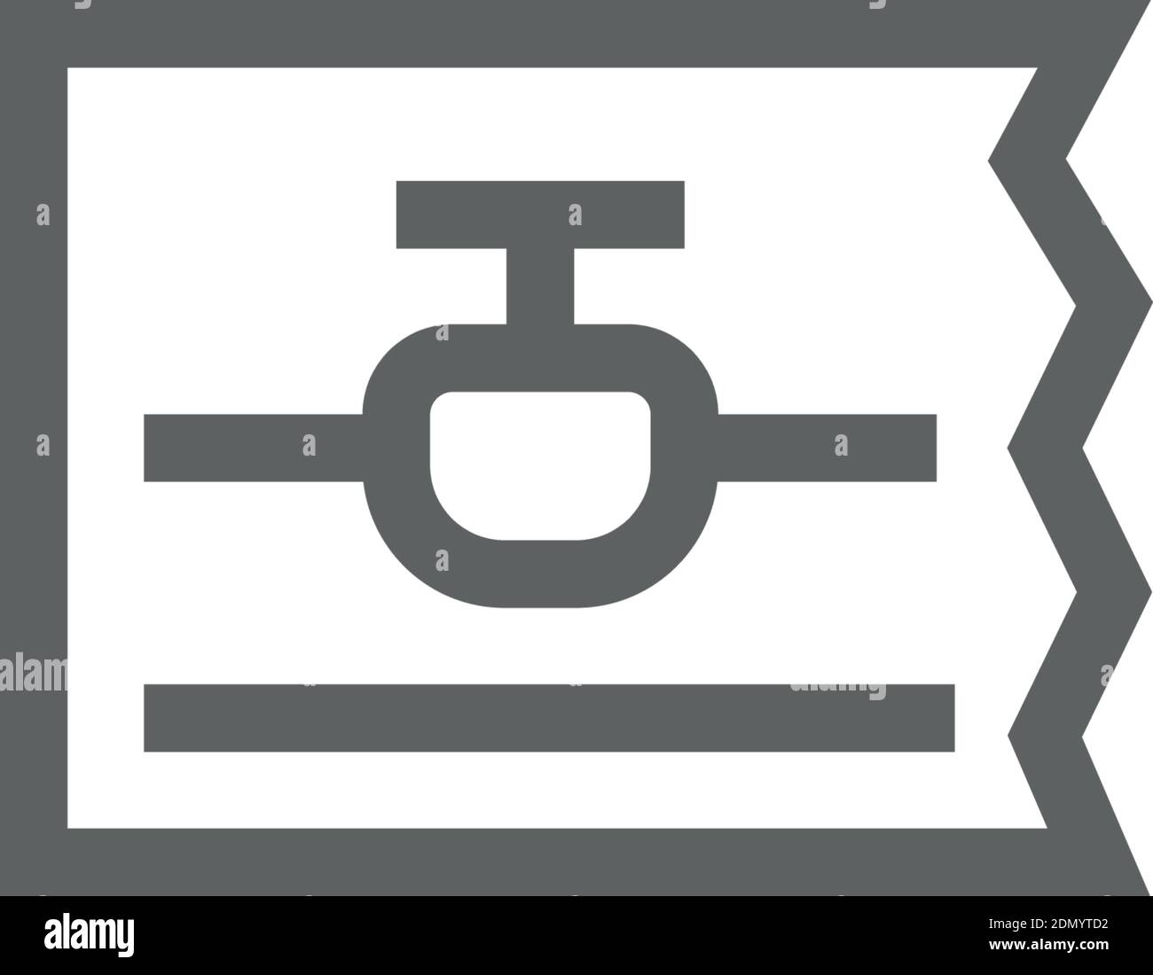 ticket vector icon modern simple vector illustration Stock Vector Image ...
