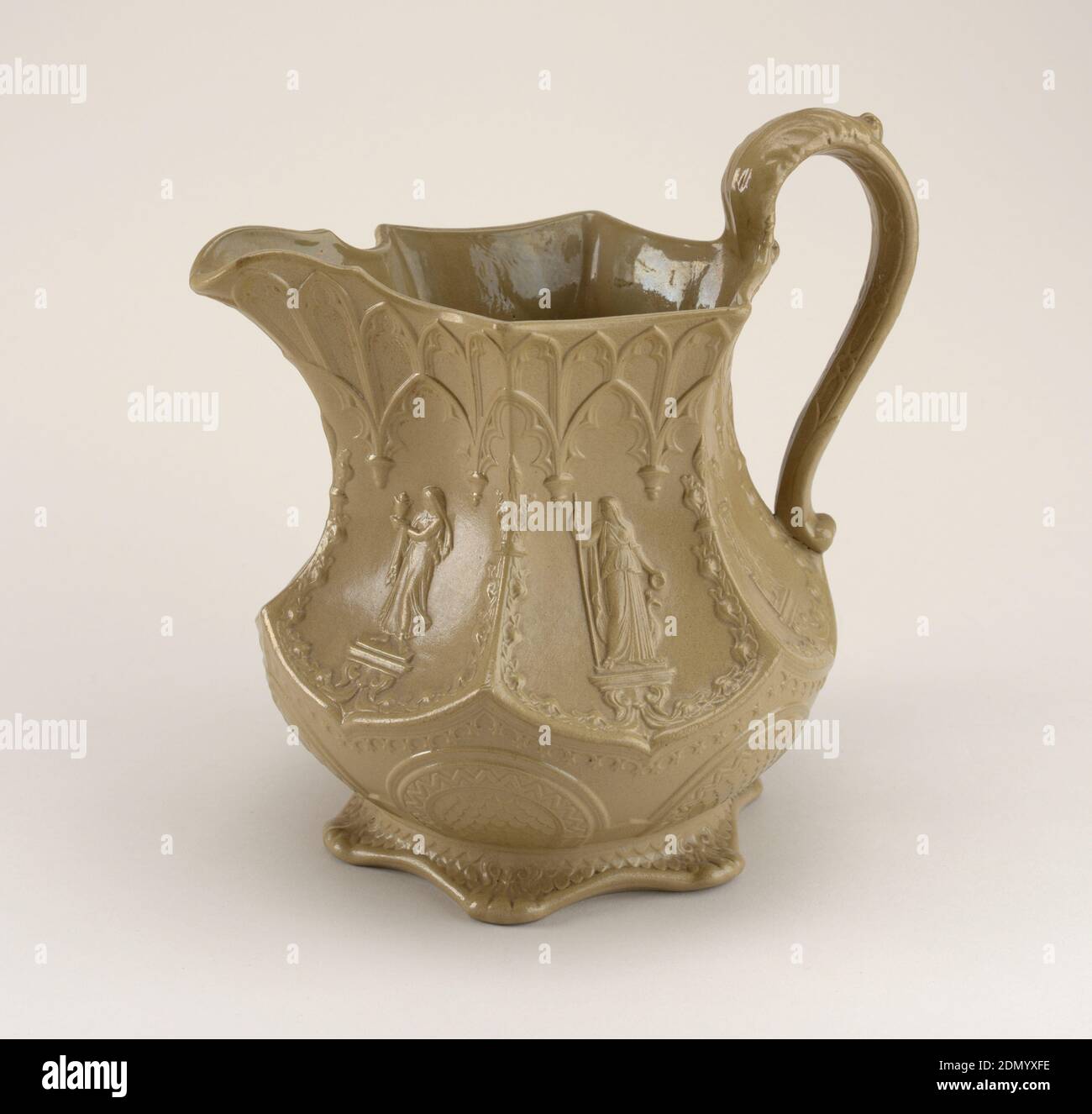 Creamer, Wedgwood, English, established 1759, jasperware, salt glaze, early 19th century, ceramics, Decorative Arts Stock Photo