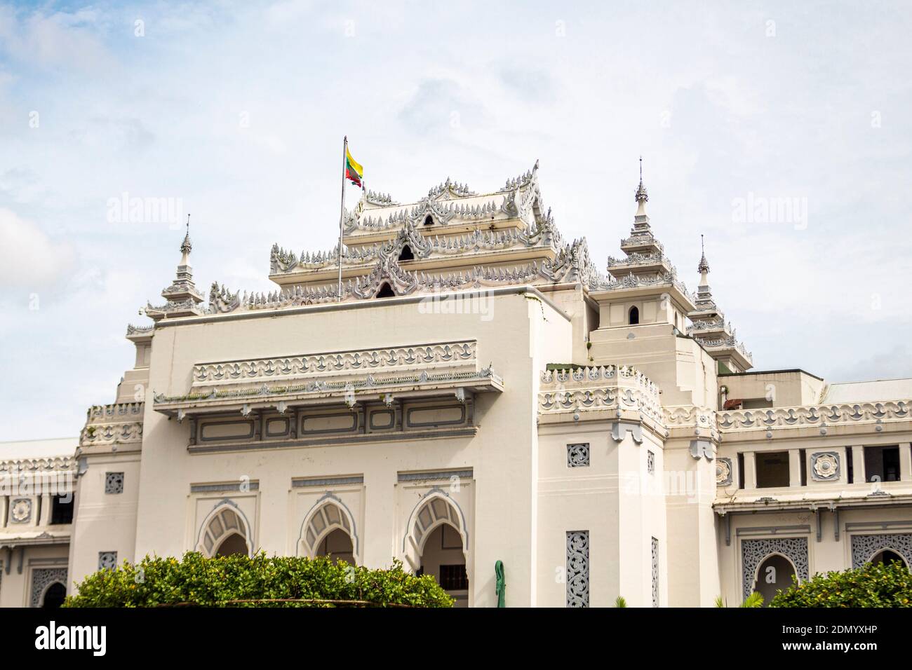 The Town Hall Of Rangoon, Myanmar Stock Photo Alamy
