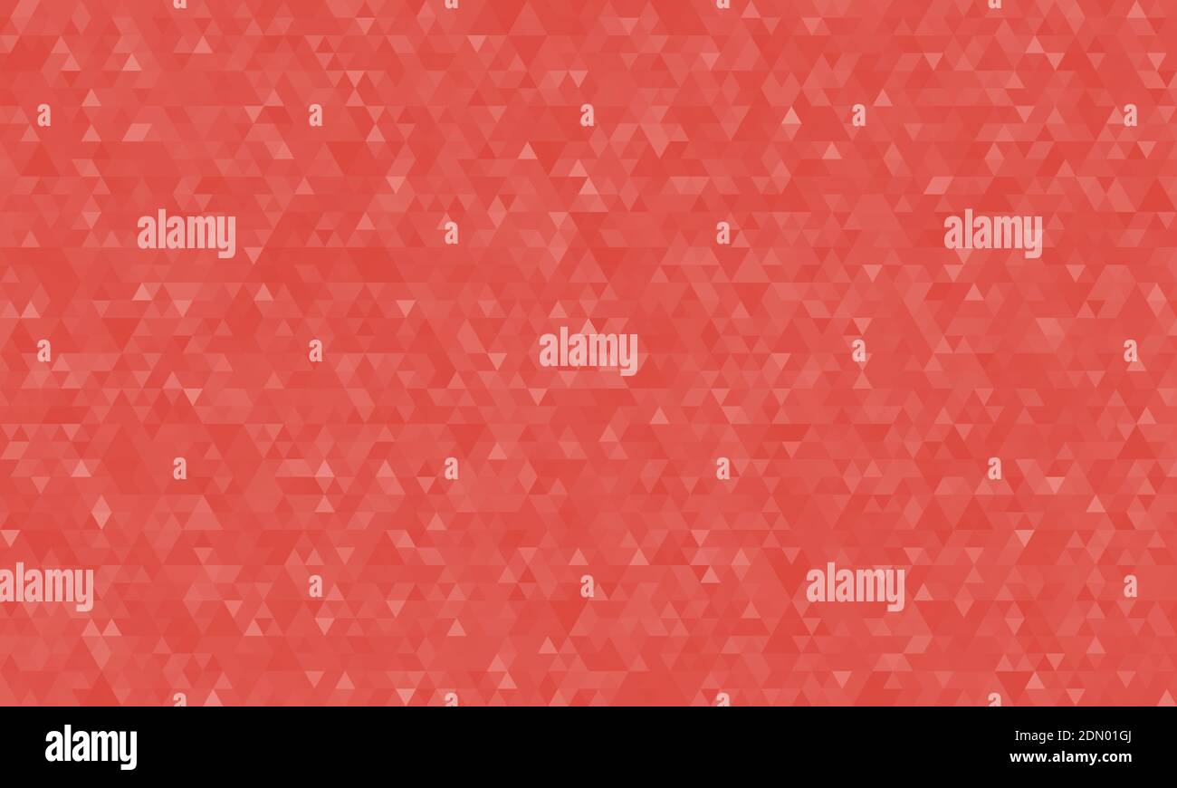 Abstract geometric background, pattern of triangles in red, design for ...