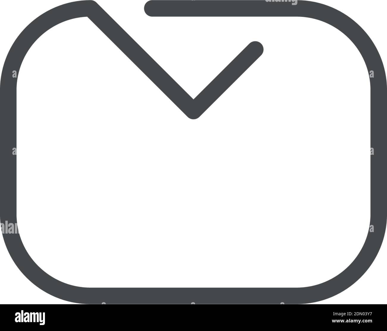 mail vector icon modern simple vector illustration Stock Vector Image ...