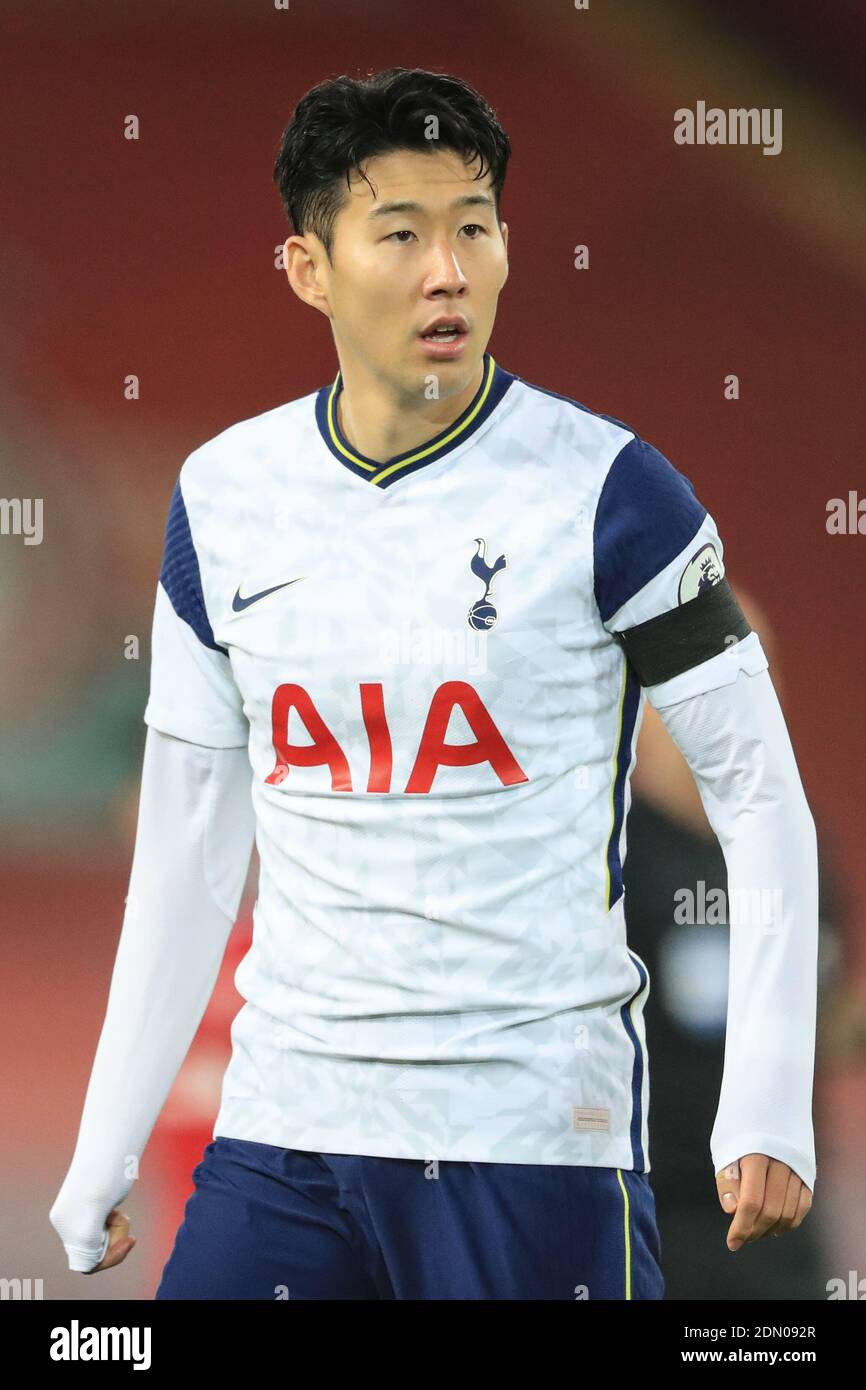 Son Heung-Min #7 of Tottenham Hotspur during the game Stock Photo