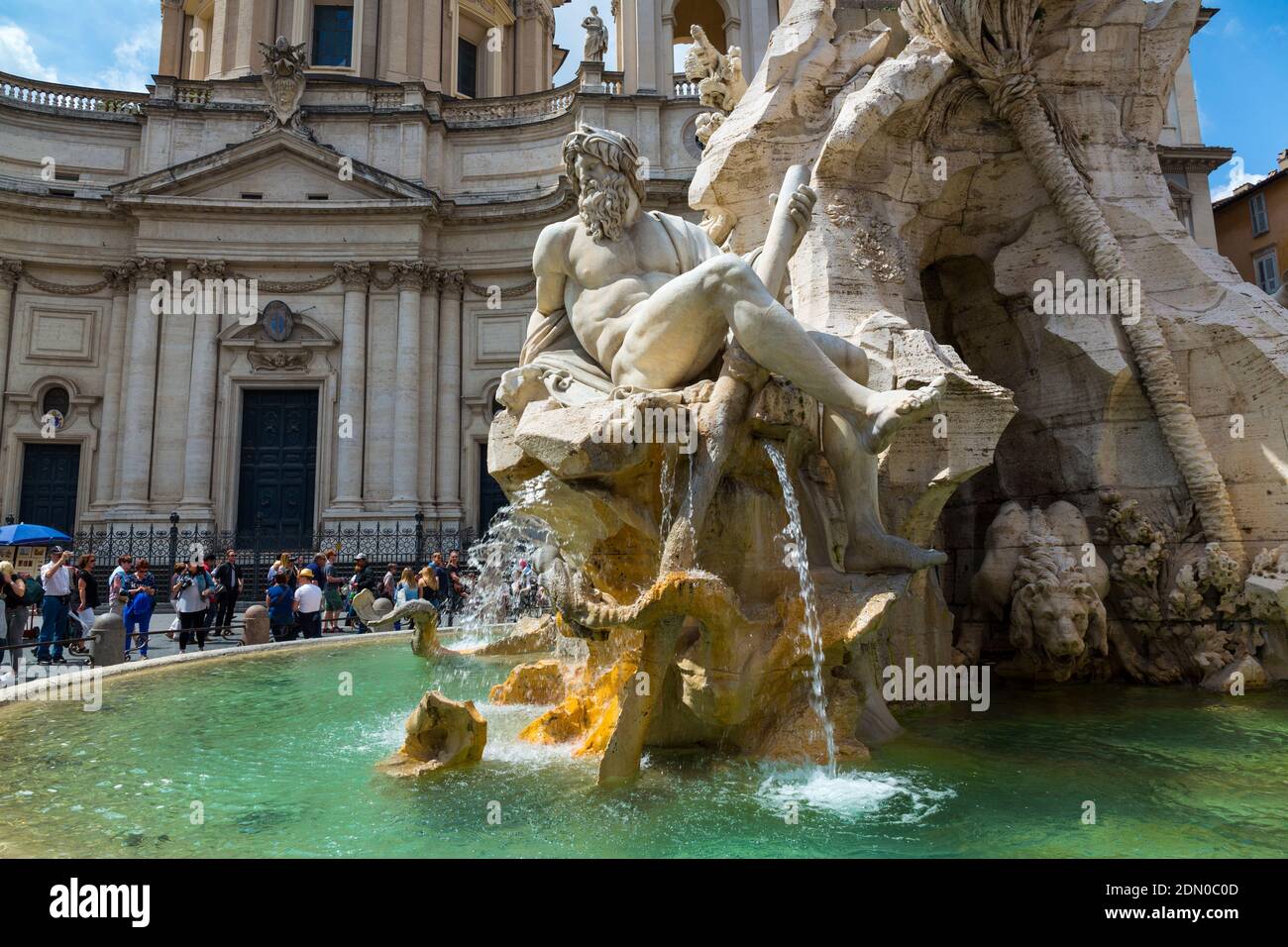 Piazza Navona, Rome, Italy, Europe Stock Photo