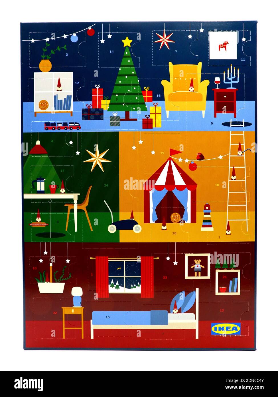 IKEA Advent Calendar. IKEA is the world's largest furniture retailer and  sells ready to assemble furniture Stock Photo - Alamy