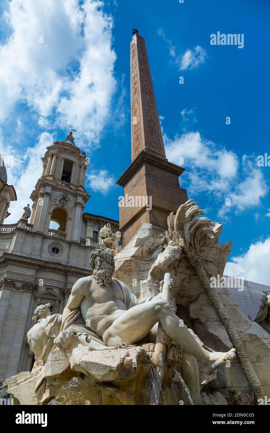 Piazza Navona, Rome, Italy, Europe Stock Photo