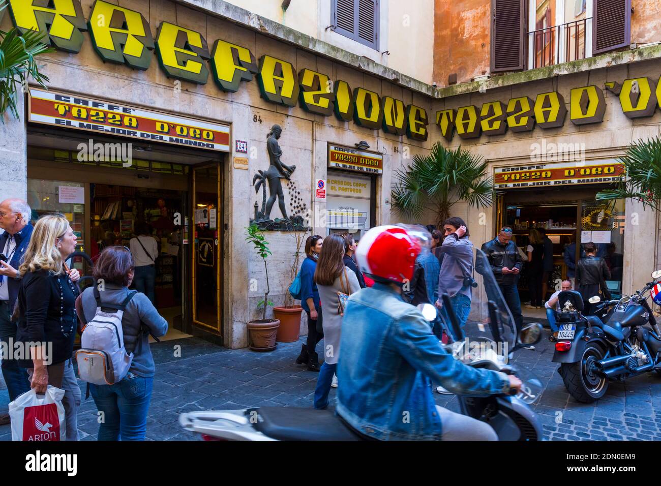 Coffee Shop, Piazza della Rotonda, Rome, Italy, Europe Stock Photo