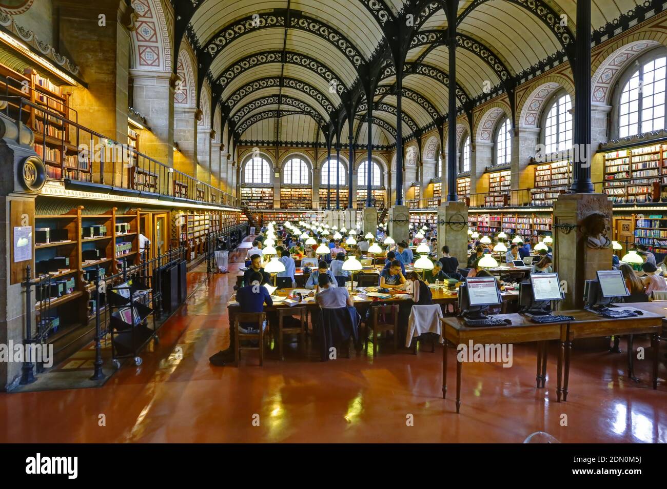 Bibliothque de la Sorbonne (Inter-University library), University of Paris,  France Stock Photo - Alamy