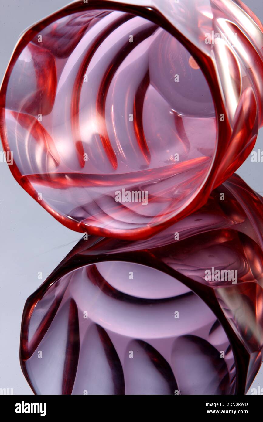 Designer glass collection Stock Photo Alamy