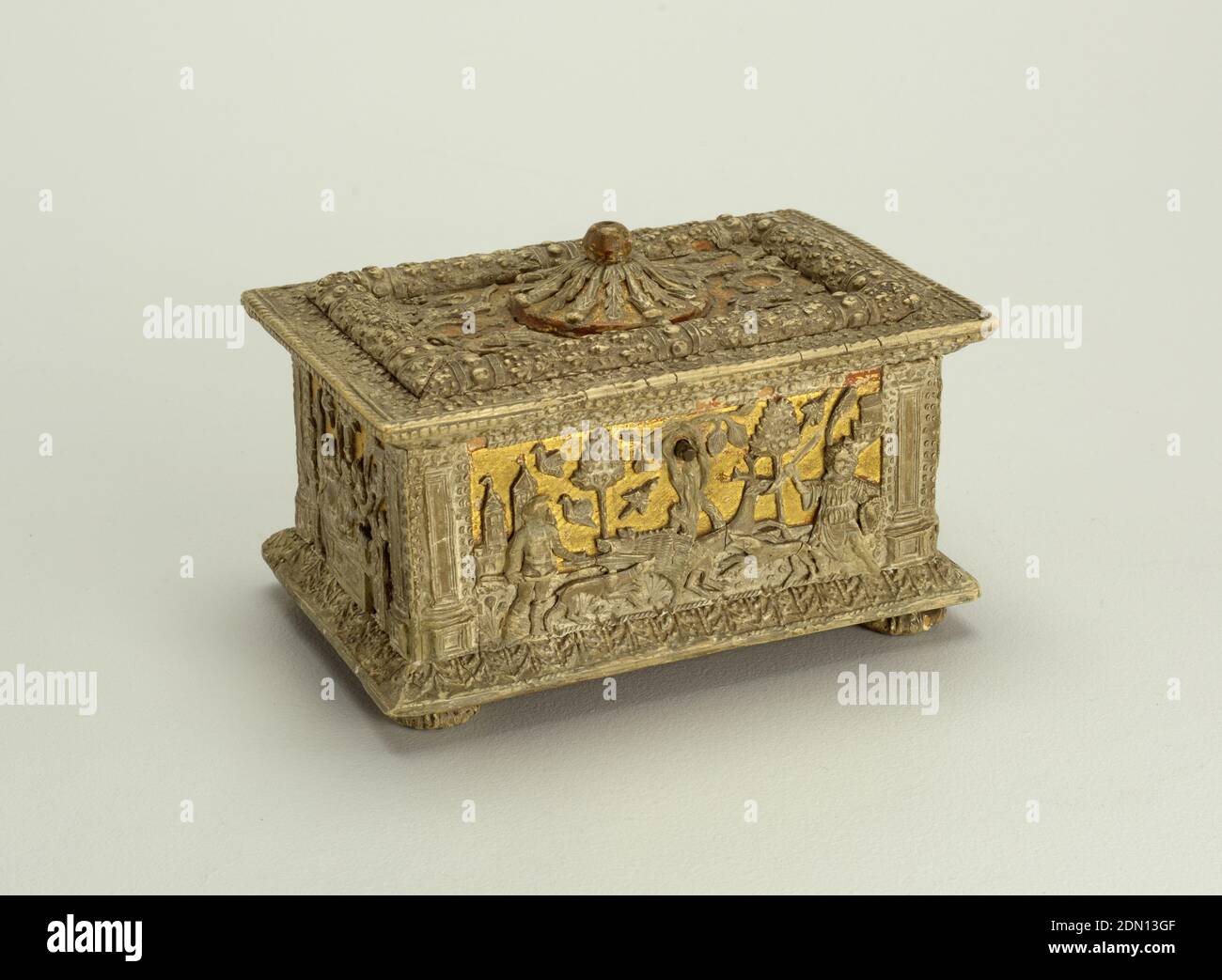 Yellow Storage Trunks with Legs Oval Fabric Buttoned with Lift Up lid Oak legs