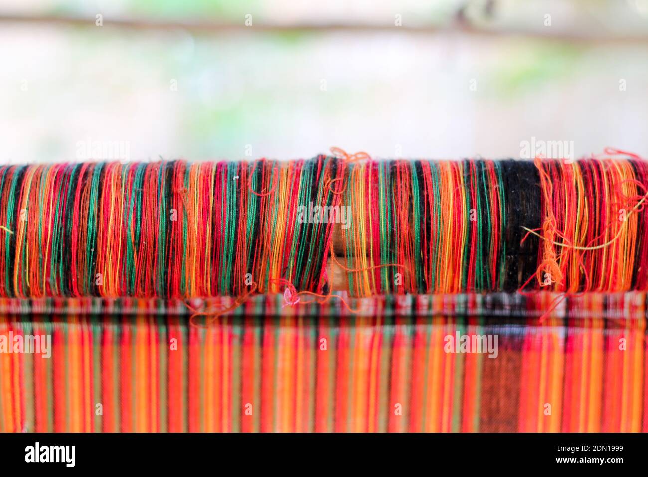 Dyed silk threads hi-res stock photography and images - Alamy