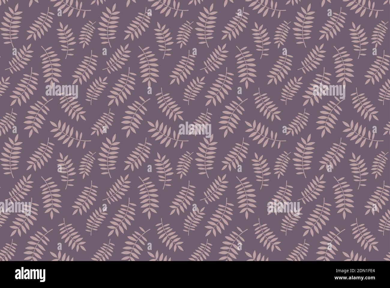 Palm leaves seamless pattern. Floral simple pattern. Vector illustration. Stock Vector