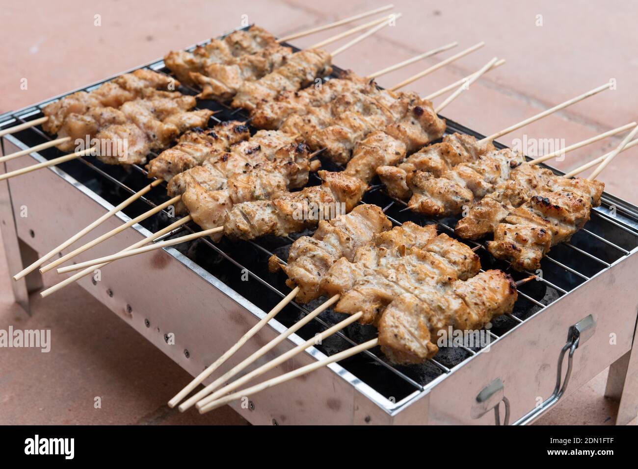 Chicken Satay Is The Famous Food In Malaysia During Any