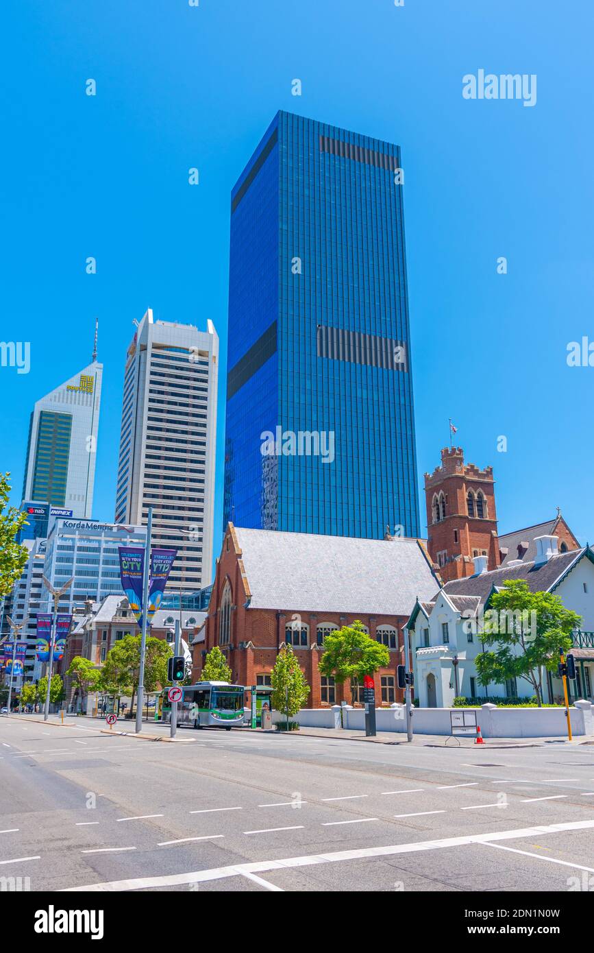 Town skyline and st georges church tower hi-res stock photography and ...