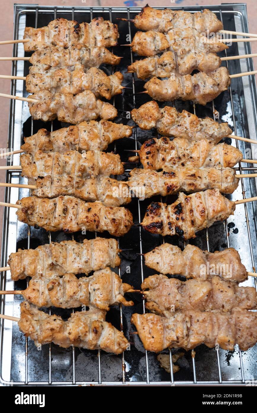 Chicken Satay Is The Famous Food In Malaysia During Any