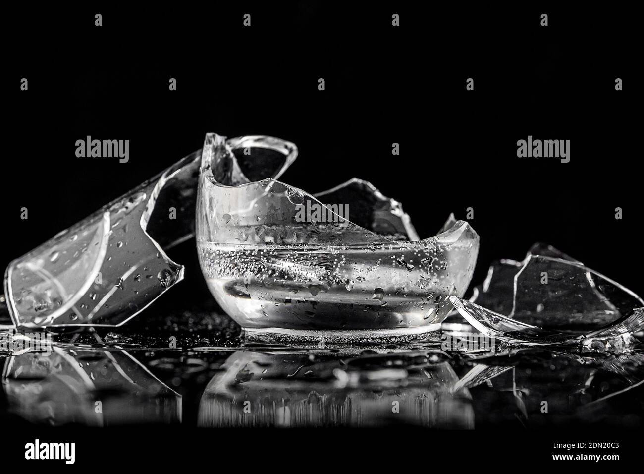 Broken Glass Shards Dark Background High Resolution Stock Photography ...